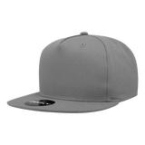 Decky 5 Panel High Profile Structured Cotton Blend Snapback | Decky 1064 Cardinal Standard