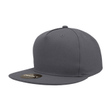 Decky 5 Panel High Profile Structured Cotton Blend Snapback | Decky 1064 Charcoal Standard