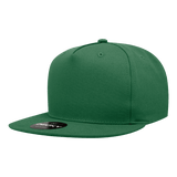 Decky 5 Panel High Profile Structured Cotton Blend Snapback | Decky 1064 Forest Standard