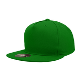 Decky 5 Panel High Profile Structured Cotton Blend Snapback | Decky 1064 Kelly Standard