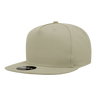 Decky 5 Panel High Profile Structured Cotton Blend Snapback | Decky 1064 Khaki Standard