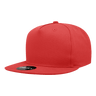 Decky 5 Panel High Profile Structured Cotton Blend Snapback | Decky 1064 Red Standard