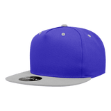 Decky 5 Panel High Profile Structured Cotton Blend Snapback | Decky 1064 Royal/White Standard