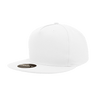 Decky 5 Panel High Profile Structured Cotton Blend Snapback | Decky 1064 White Standard