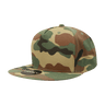 Decky 5 Panel High Profile Structured Cotton Blend Snapback | Decky 1064 Woodland Standard