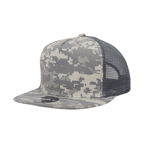 Decky 5 Panel High Profile Structured Cotton Blend Trucker | Decky 1040 ACU OSFM