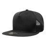 Decky 5 Panel High Profile Structured Cotton Blend Trucker | Decky 1040 Black Standard