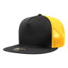 Decky 5 Panel High Profile Structured Cotton Blend Trucker | Decky 1040 Blk/Gld Standard