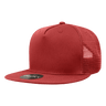 Decky 5 Panel High Profile Structured Cotton Blend Trucker | Decky 1040 Cardinal Standard