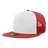 Decky 5 Panel High Profile Structured Cotton Blend Trucker | Decky 1040 Car/Wht/Car Standard