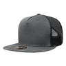 Decky 5 Panel High Profile Structured Cotton Blend Trucker | Decky 1040 Cha/Blk Standard