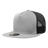 Decky 5 Panel High Profile Structured Cotton Blend Trucker | Decky 1040 Gry/Blk Standard
