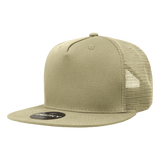 Decky 5 Panel High Profile Structured Cotton Blend Trucker | Decky 1040 Khaki Standard