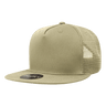 Decky 5 Panel High Profile Structured Cotton Blend Trucker | Decky 1040 Khaki Standard