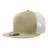 Decky 5 Panel High Profile Structured Cotton Blend Trucker | Decky 1040 Khaki/White Standard