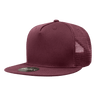 Decky 5 Panel High Profile Structured Cotton Blend Trucker | Decky 1040 Maroon Standard