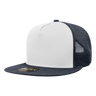 Decky 5 Panel High Profile Structured Cotton Blend Trucker | Decky 1040 Nvy/Wht/Nvy Standard