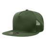 Decky 5 Panel High Profile Structured Cotton Blend Trucker | Decky 1040 Olive Standard