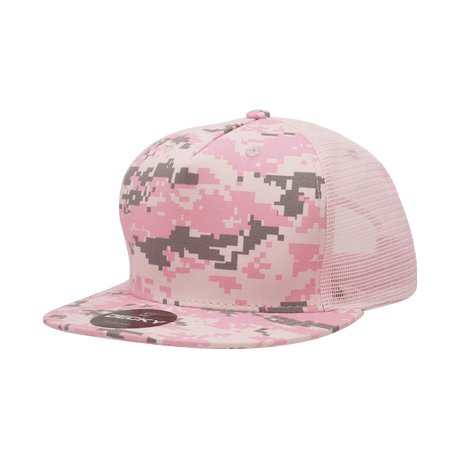 Decky 5 Panel High Profile Structured Cotton Blend Trucker | Decky 1040 PKD OSFM