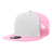 Decky 5 Panel High Profile Structured Cotton Blend Trucker | Decky 1040 Pnk/Wht/Pnk Standard