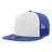Decky 5 Panel High Profile Structured Cotton Blend Trucker | Decky 1040 Ryl/Wht/Ryl Standard