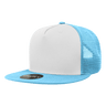 Decky 5 Panel High Profile Structured Cotton Blend Trucker | Decky 1040 Sky/Wht/Sky Standard