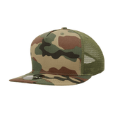 Decky 5 Panel High Profile Structured Cotton Blend Trucker | Decky 1040 WDL/OLV Standard