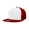 Decky 5 Panel High Profile Structured Cotton Blend Trucker | Decky 1040 Wht/Car OSFM