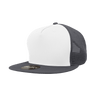 Decky 5 Panel High Profile Structured Cotton Blend Trucker | Decky 1040 Wht/Cha OSFM