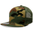 Decky 5 Panel High Profile Structured Cotton/Poly Blend Trucker | Decky 1063 Woodland OSFM