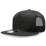 Decky 5 Panel High Profile Structured Denim Trucker | Decky 1082 Black OSFM