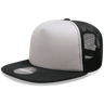 Decky 5 Panel High Profile Structured Foam Trucker | Decky 1080 Grey/Black OSFM
