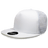 Decky 5 Panel High Profile Structured Foam Trucker | Decky 1080 White/White OSFM