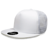 Decky 5 Panel High Profile Structured Foam Trucker | Decky 1080 White/White OSFM