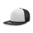 Decky 5 Panel High Profile Structured Foam Trucker | Decky 6026 Black/White/Black Standard