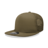 Decky 5 Panel High Profile Structured Foam Trucker | Decky 6026 Brown Standard