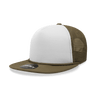 Decky 5 Panel High Profile Structured Foam Trucker | Decky 6026 Brown/White/Brown Standard