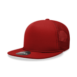 Decky 5 Panel High Profile Structured Foam Trucker | Decky 6026 Cardinal Standard