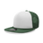 Decky 5 Panel High Profile Structured Foam Trucker | Decky 6026 Forest/White/Forest Standard