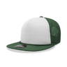 Decky 5 Panel High Profile Structured Foam Trucker | Decky 6026 Forest/White/Forest Standard
