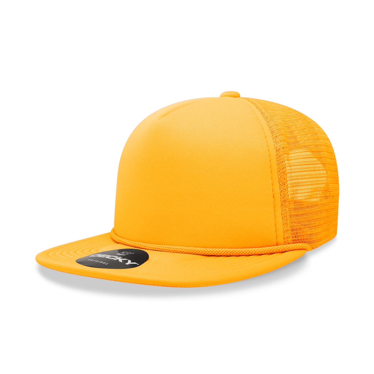 Decky 5 Panel High Profile Structured Foam Trucker | Decky 6026 Gold Standard