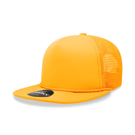 Decky 5 Panel High Profile Structured Foam Trucker | Decky 6026 Gold Standard
