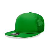 Decky 5 Panel High Profile Structured Foam Trucker | Decky 6026 Kelly Standard
