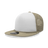 Decky 5 Panel High Profile Structured Foam Trucker | Decky 6026 Khaki/White/Khaki Standard