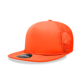 Decky 5 Panel High Profile Structured Foam Trucker | Decky 6026 Orange Standard