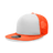 Decky 5 Panel High Profile Structured Foam Trucker | Decky 6026 Orange/White/Orange Standard
