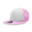 Decky 5 Panel High Profile Structured Foam Trucker | Decky 6026 Pink/White/Pink Standard