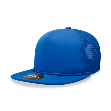 Decky 5 Panel High Profile Structured Foam Trucker | Decky 6026 Royal Standard