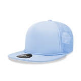Decky 5 Panel High Profile Structured Foam Trucker | Decky 6026 Sky Blue Standard