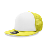 Decky 5 Panel High Profile Structured Foam Trucker | Decky 6026 Yellow/White/Yellow Standard